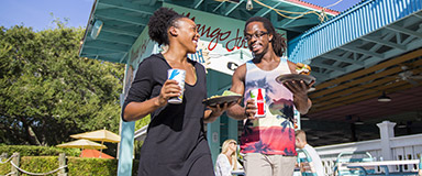 Dining at Mango Joes Adventure Island