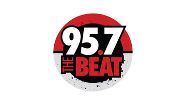 95.7 The Beat Radio Logo