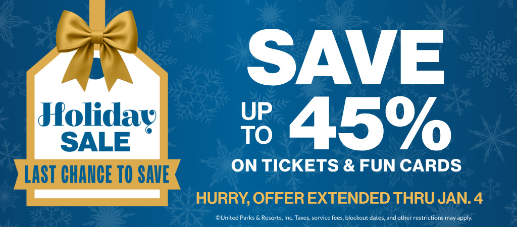Save up to 45% on Tickets & Fun Cards