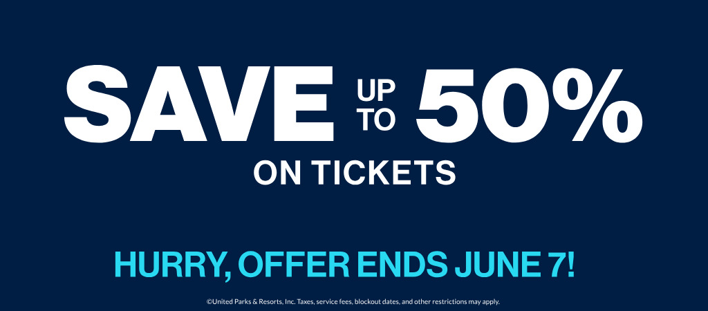 Save up to 50% on Tickets