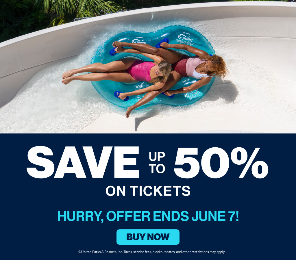 Save up to 50% on Tickets