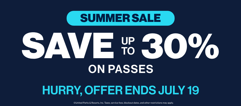 Summer Sale: Save up to 30% on Passes