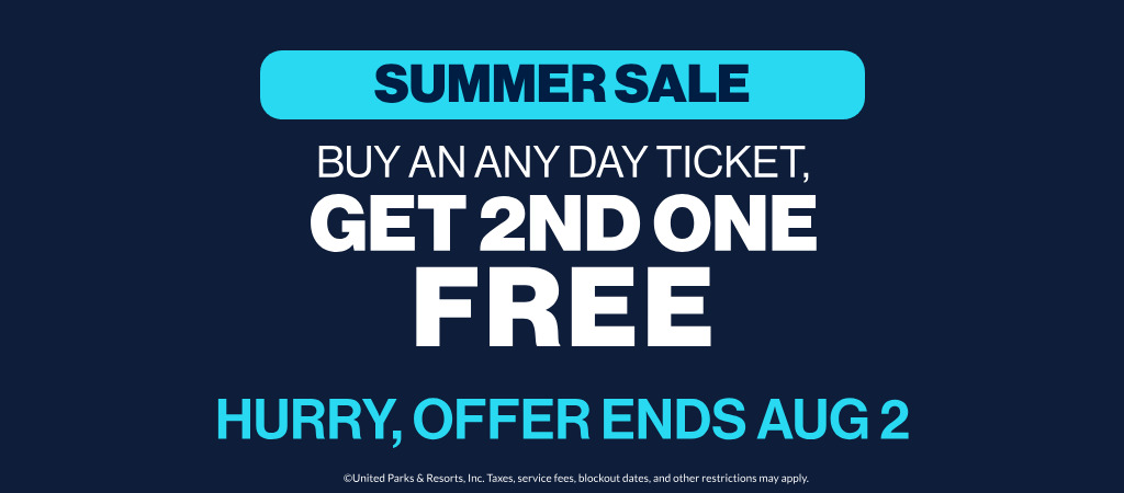 Buy an Any Day Ticket get a 2nd one FREE