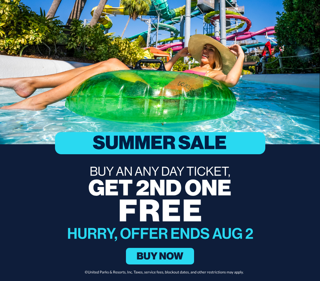 Buy an Any Day Ticket get a 2nd one FREE