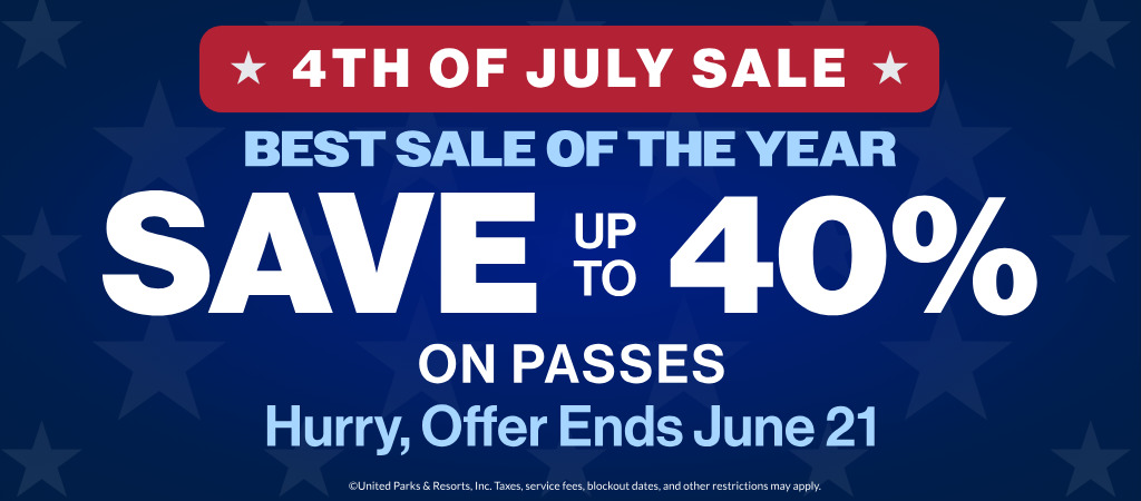 Save up to 40% on Passes!