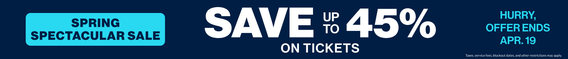 Spring Spectacular Sale