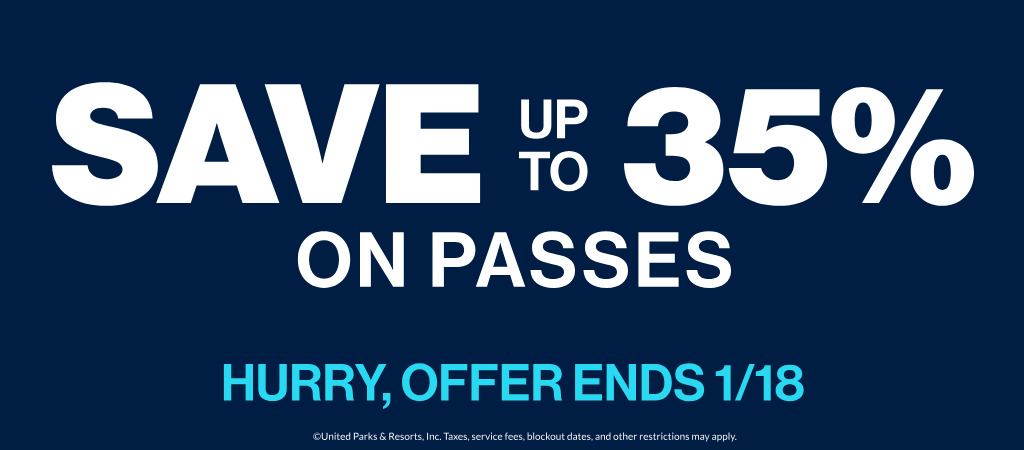 Save up to 35% on Passes