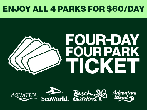 Enjoy all 4 Florida Parks for $60/day