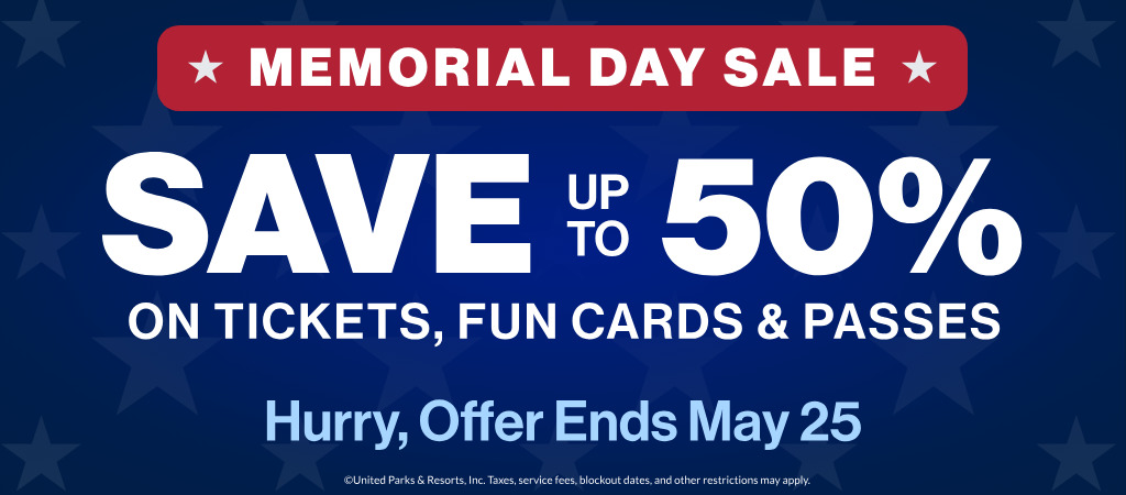 Save up to 50% on Tickets, Fun Cards and Passes