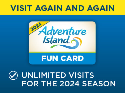 Adventure Island Tampa Bay Fun Card