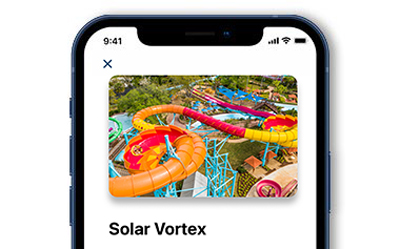 Guide Section of the Mobile App showing Solar Vortex