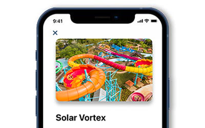 Guide Section of the Mobile App showing Solar Vortex