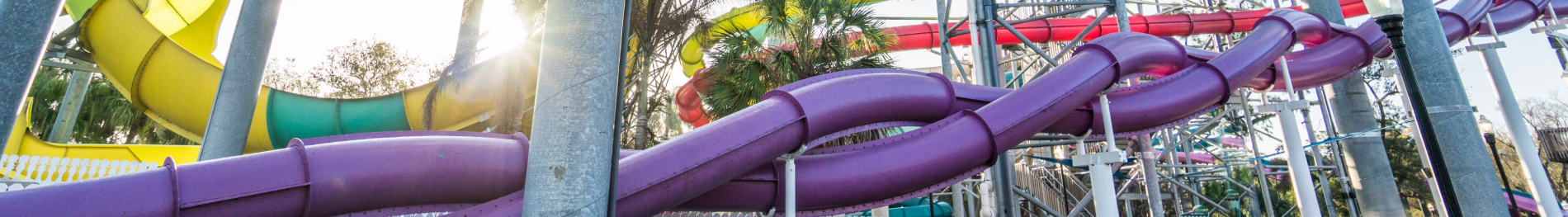 Caribbean Corkscrew at Adventure Island Tampa Bay.
