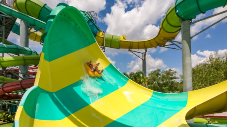 Colossal Curl at Adventure Island Tampa Bay.