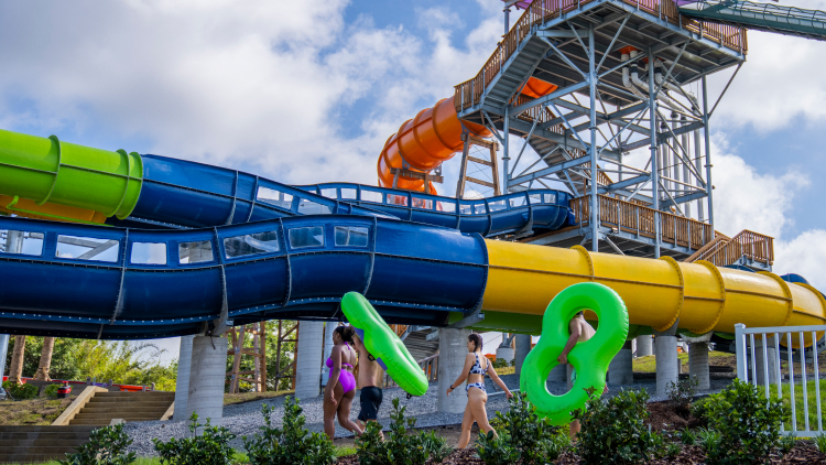 Rapids Racer at Adventure Island Tampa Bay.