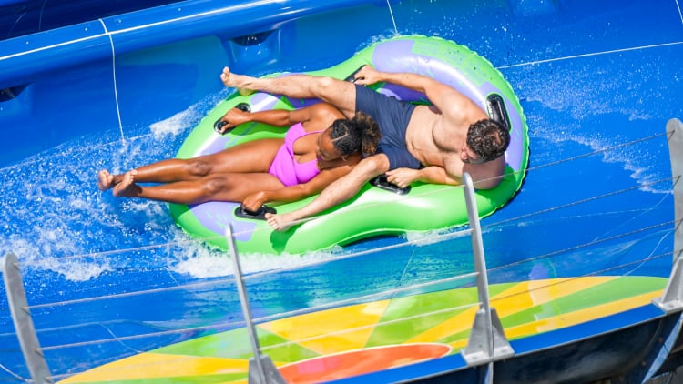 Rapids Racer at Adventure Island Tampa Bay.