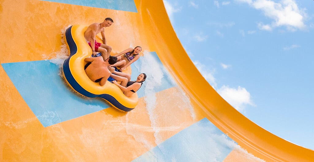 Colossal Curl Water Slide at Adventure Island Tampa Bay
