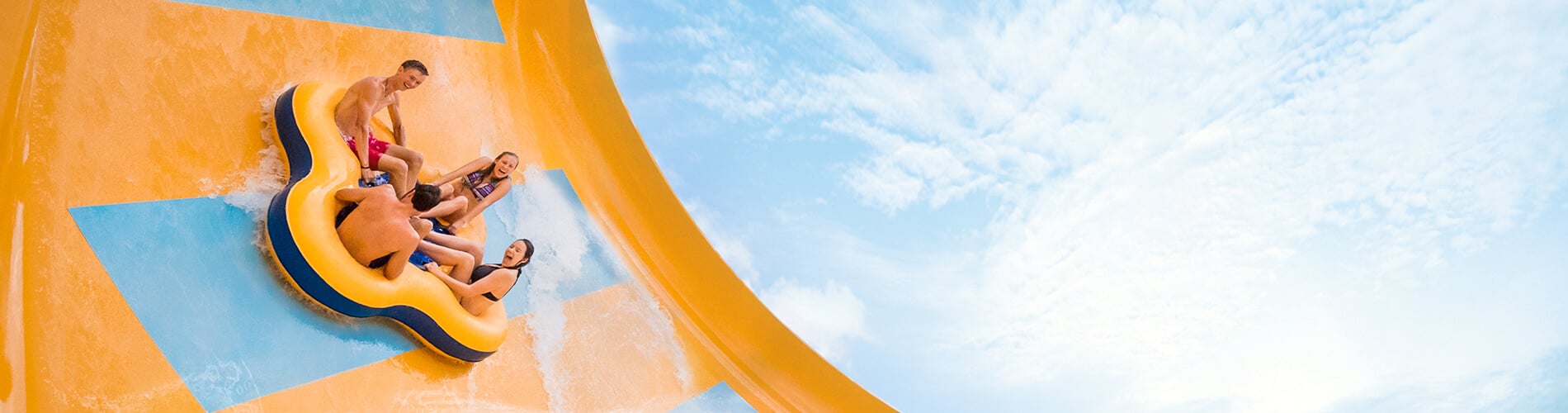 Colossal Curl Water Slide at Adventure Island Tampa Bay