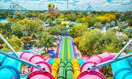 Taumata Racer view over Aquatica Orlando