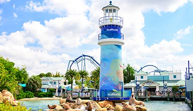 SeaWorld Orlando Lighthouse Entrance